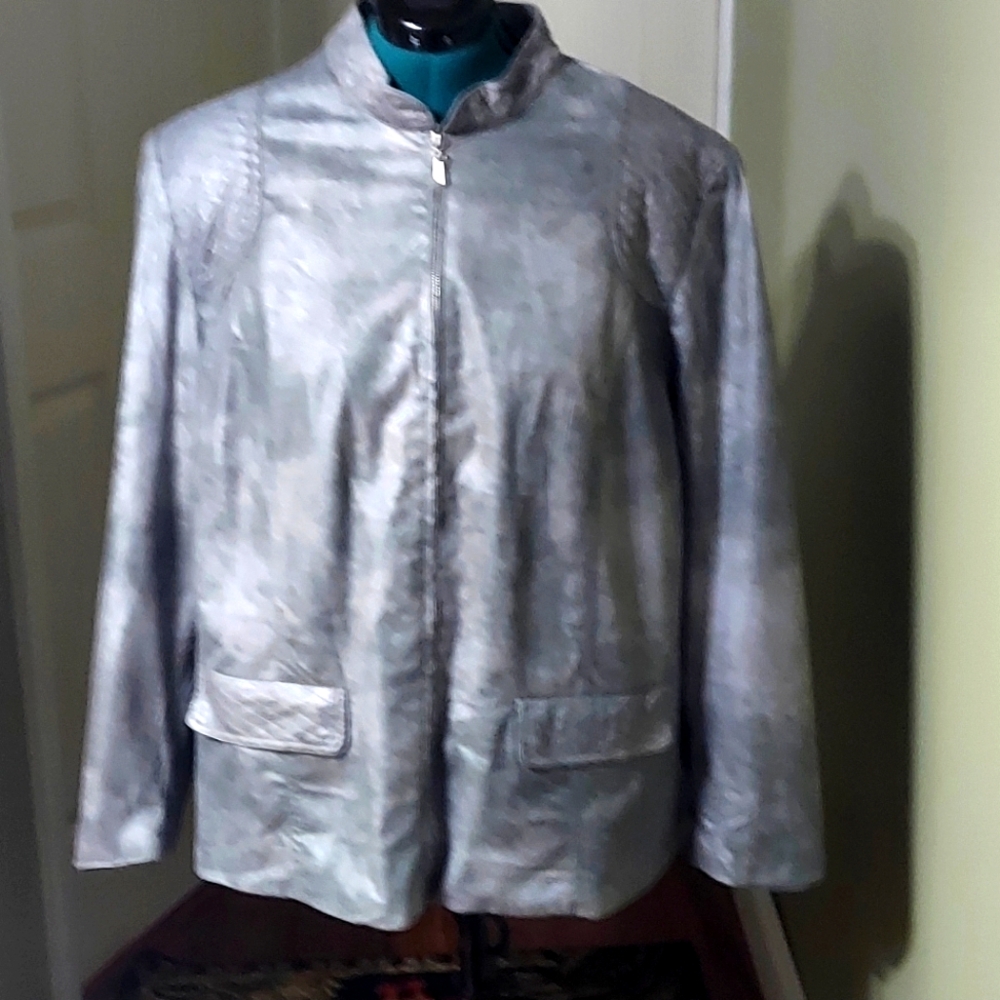Alfred Dunner Women's Gray Jacket